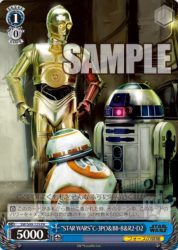 BB8＆R2-D2＆C-3PO（ヴァイスシュヴァルツ「STARWARS」BOX特典PRプロモカード）